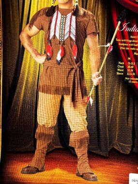 Native American Indian Brave Costume Discontinued  InCharacter  NWT NOS